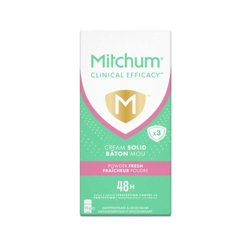 Mitchum 女士强效止汗膏 粉末清新 45g