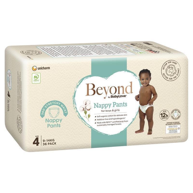 BabyLove Beyond 婴儿拉拉裤 4号 (9-14kg) 36片