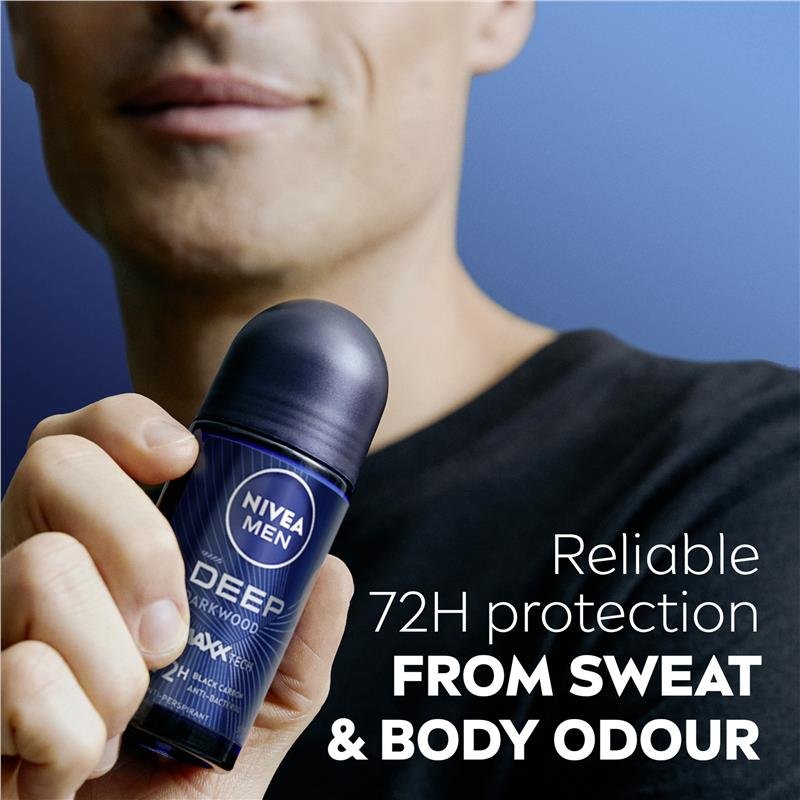 NIVEA MEN 妮维雅 男士深层走珠止汗露 72小时防护 50ml