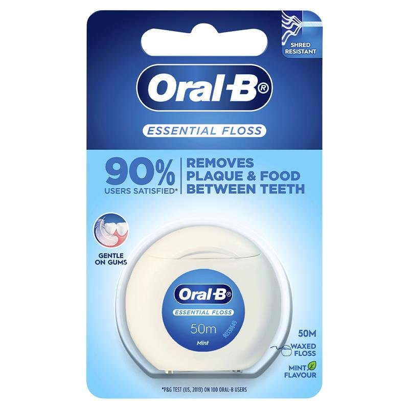 Oral B 欧乐B 含蜡牙线 薄荷味 50m