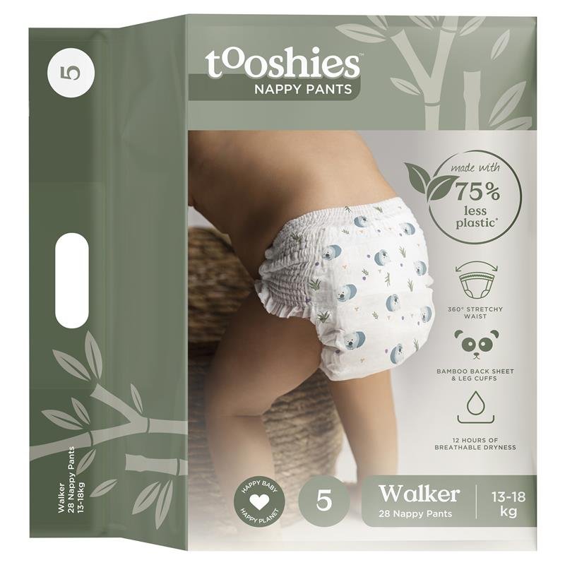 Tooshies 环保拉拉裤 5号 学步 13-18kg 28片