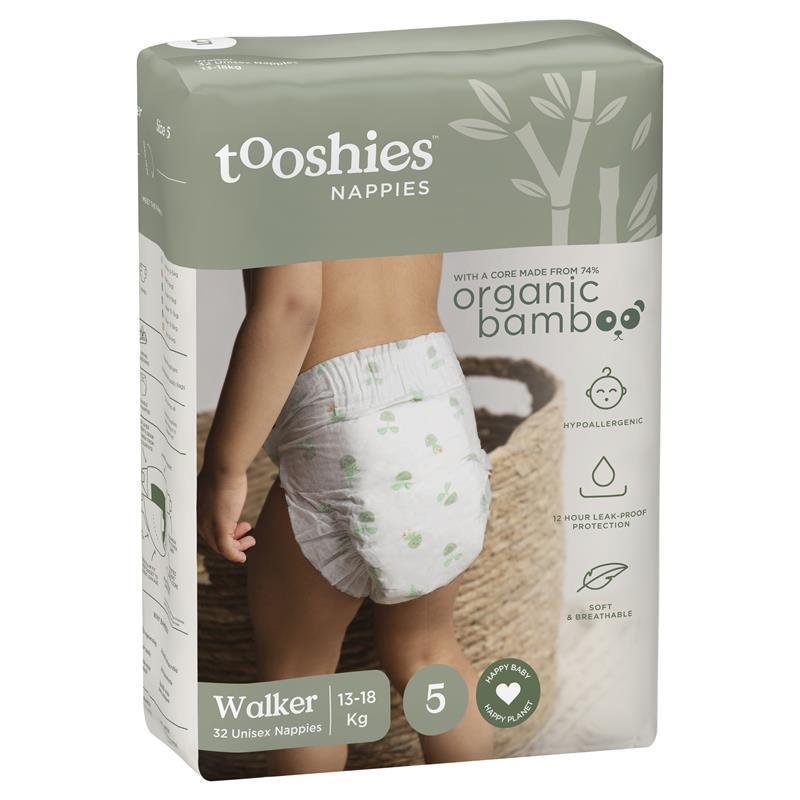 Tooshies 有机竹纤维环保纸尿裤 5号 学步 13-18kg 32片