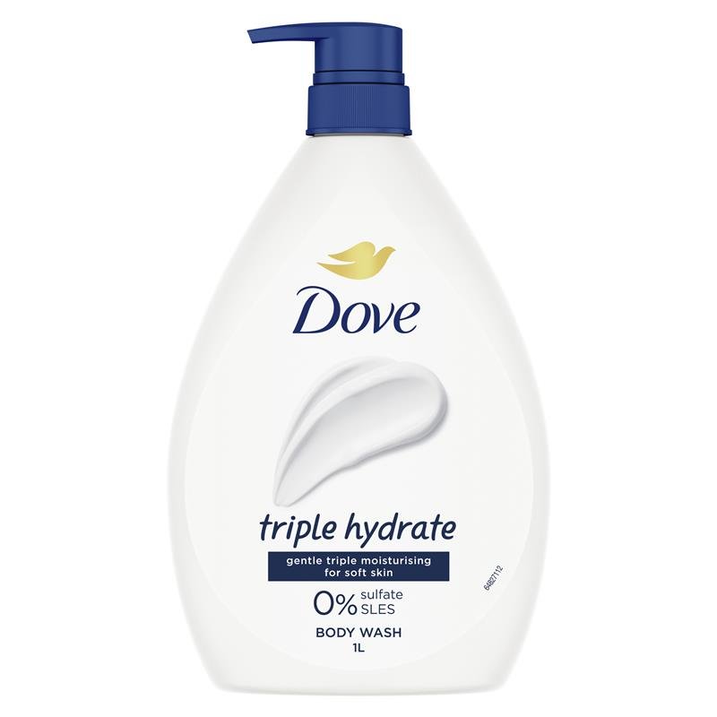 Dove 多芬 精华护理三重保湿沐浴露 1L