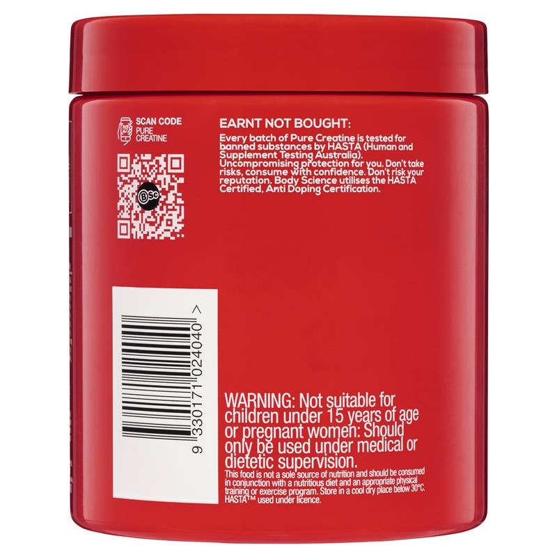 BSc 纯肌酸粉 200g