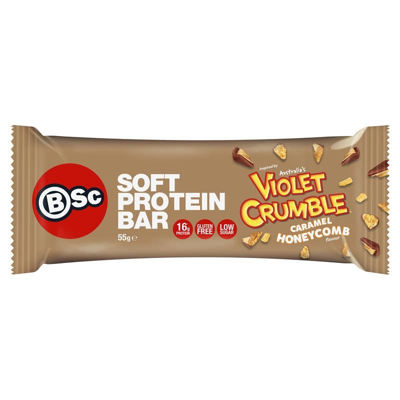 BSc x Violet Crumble 焦糖蜂窝夹心蛋白棒 55g