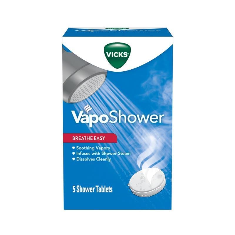 Vicks VapoShower 蒸汽淋浴片 5片装