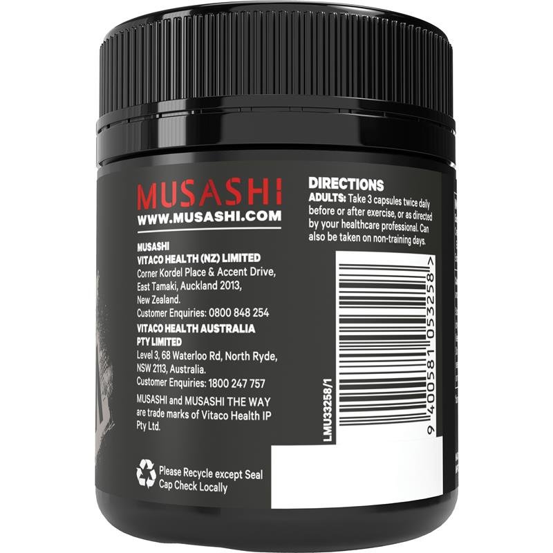 Musashi 肌酸胶囊 120粒