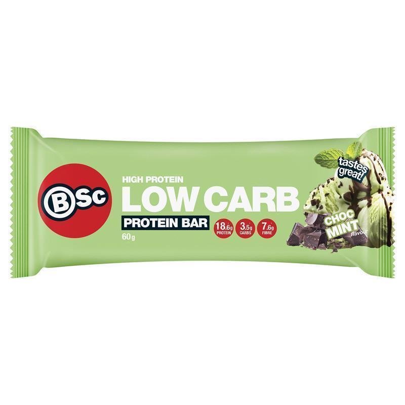 BSc 高蛋白低碳水蛋白棒 巧克力薄荷味 60g