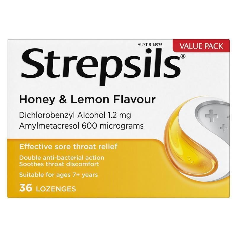 Strepsils 使立消 润喉含片 蜂蜜柠檬味 36片