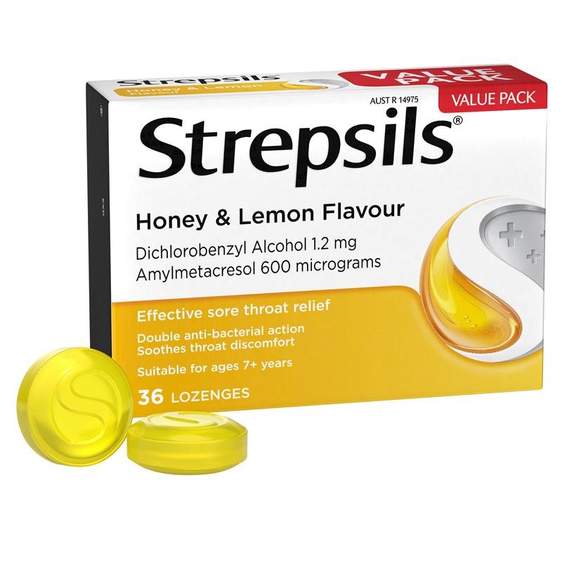 Strepsils 使立消 润喉含片 蜂蜜柠檬味 36片