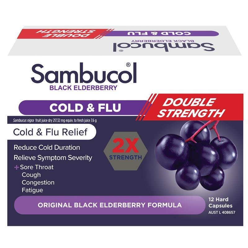 Sambucol 双倍强效感冒流感胶囊 12粒