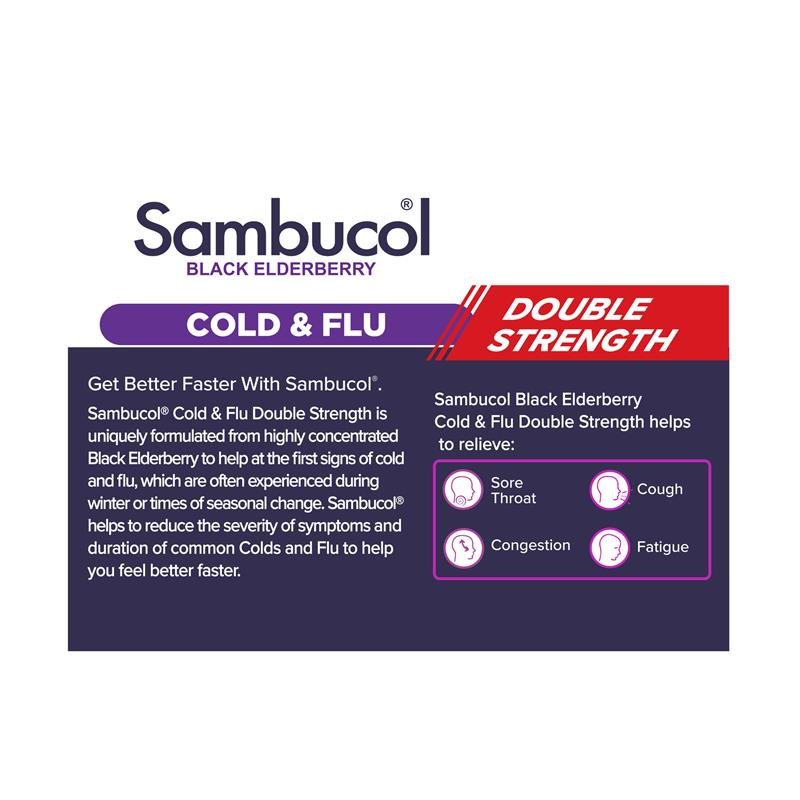 Sambucol 双倍强效感冒流感胶囊 12粒