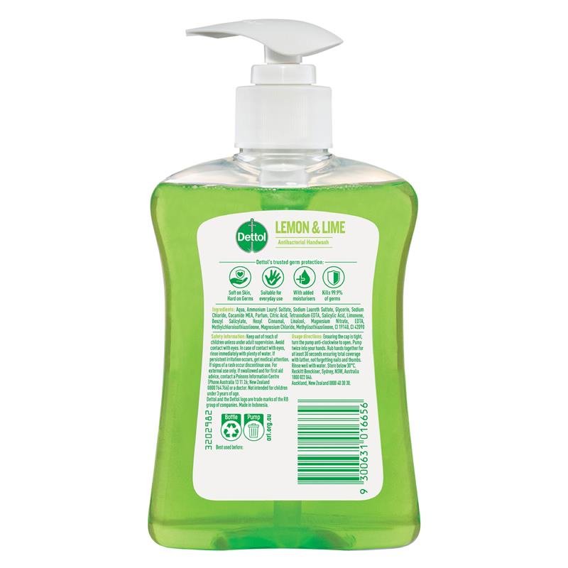 Dettol 滴露 抗菌洗手液 柠檬青柠 250ml