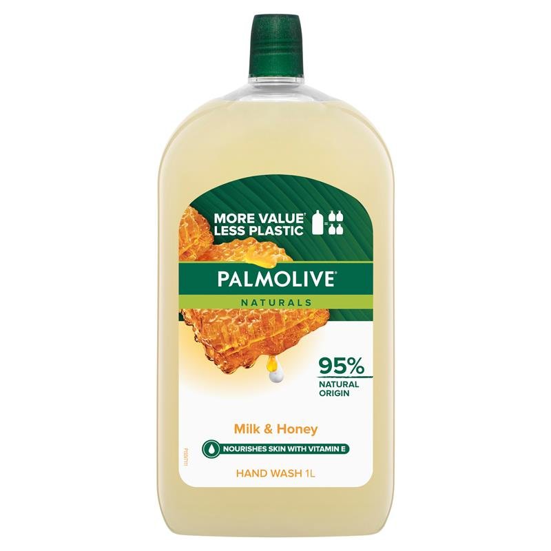 Palmolive 棕榄 自然柔洗洗手液补充装 牛奶蜂蜜 1L