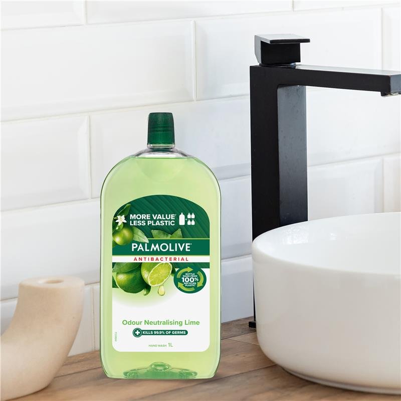 Palmolive 棕榄 抗菌洗手液 青柠除味补充装 1L