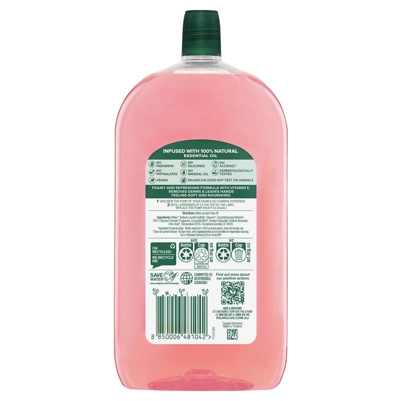 Palmolive 棕榄 自然泡沫洗手液补充装 樱花 1L