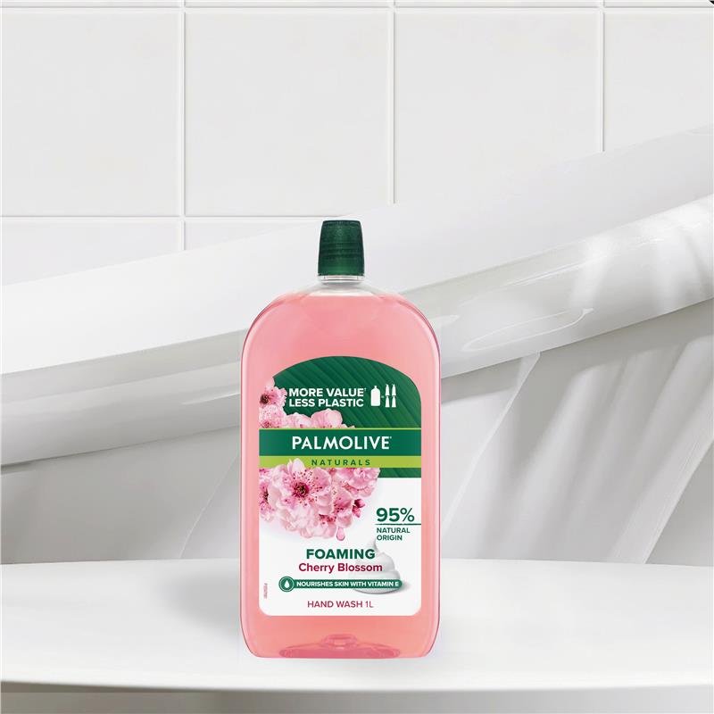 Palmolive 棕榄 自然泡沫洗手液补充装 樱花 1L