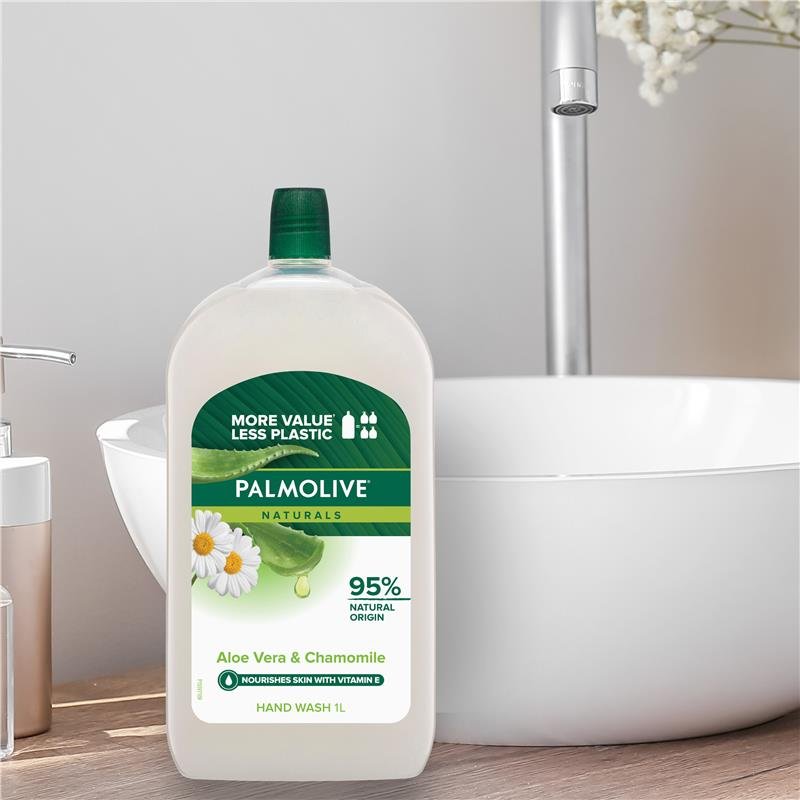 Palmolive 棕榄 自然柔洗洗手液补充装 芦荟洋甘菊 1L