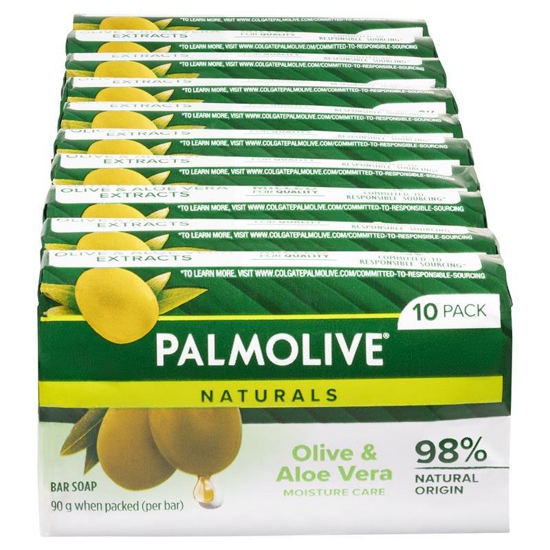 Palmolive 棕榄 橄榄芦荟香皂 90g 10块装
