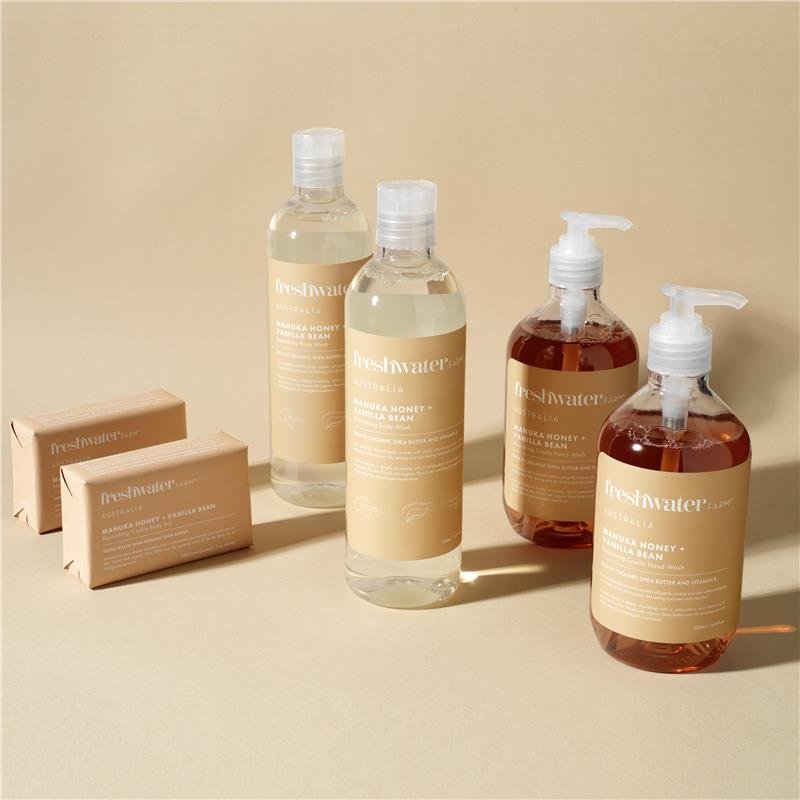 Freshwater Farm 麦卢卡蜂蜜香草沐浴露 500ml