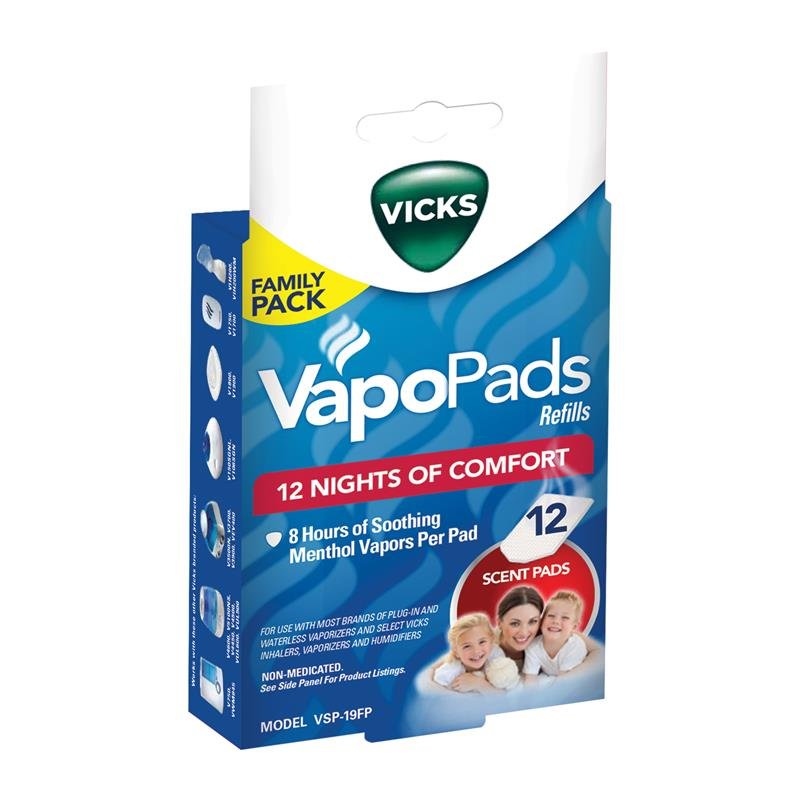Vicks 蒸汽香薰片补充装 家庭装 12片