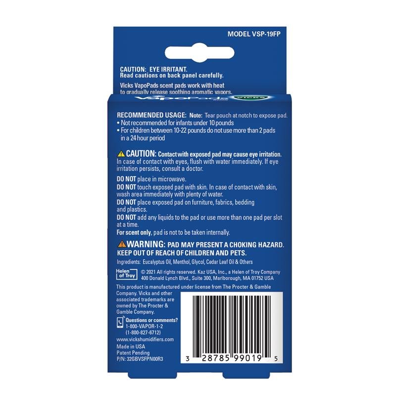 Vicks 蒸汽香薰片补充装 家庭装 12片