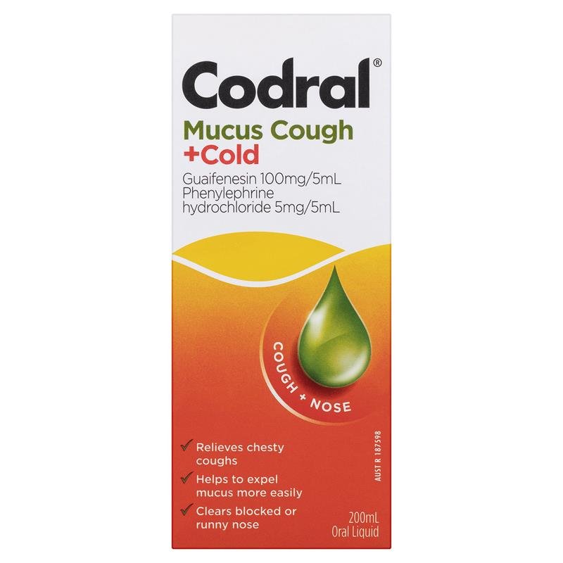 Codral 化痰止咳感冒糖浆 200ml