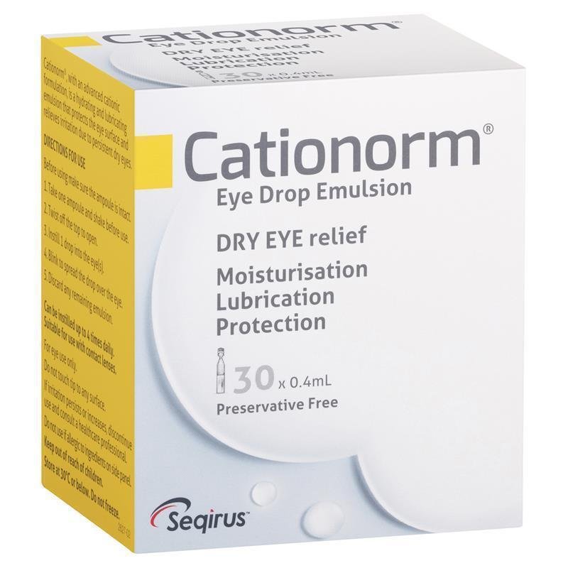 Cationorm 无防腐剂润眼液 0.4ml x 30支
