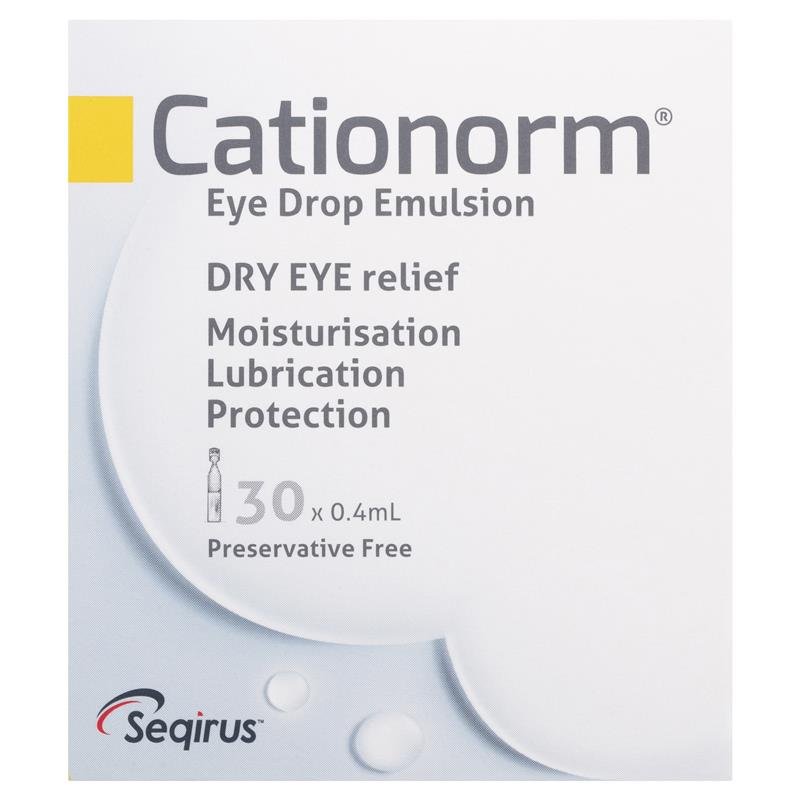 Cationorm 无防腐剂润眼液 0.4ml x 30支