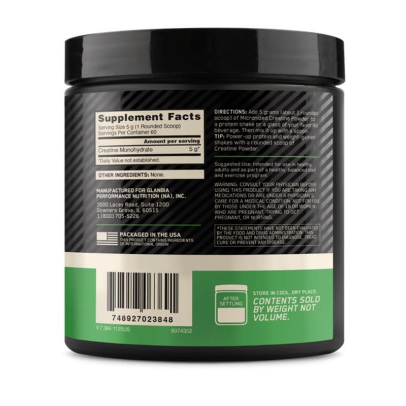 Optimum Nutrition 欧普特蒙 肌酸粉 300g