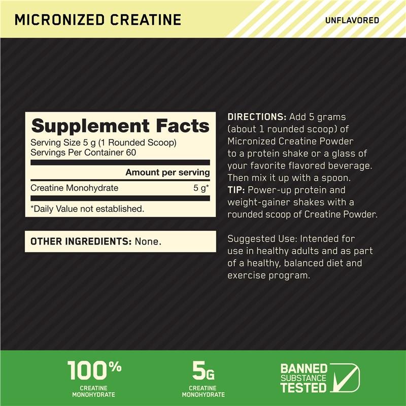 Optimum Nutrition 欧普特蒙 肌酸粉 300g