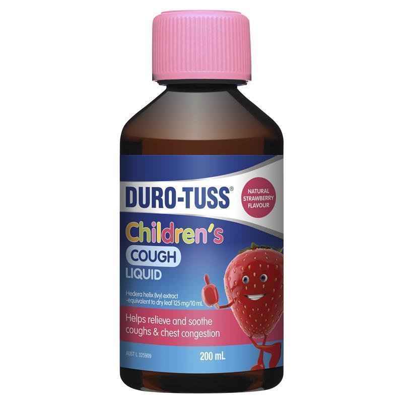DURO-TUSS 儿童止咳糖浆 草莓味 200ml