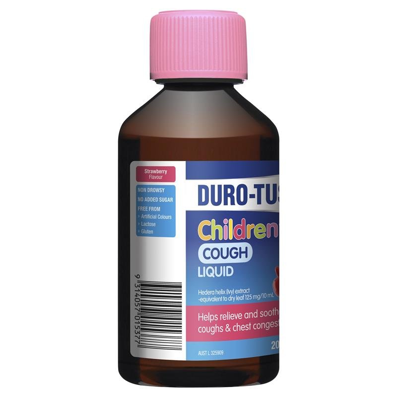 DURO-TUSS 儿童止咳糖浆 草莓味 200ml