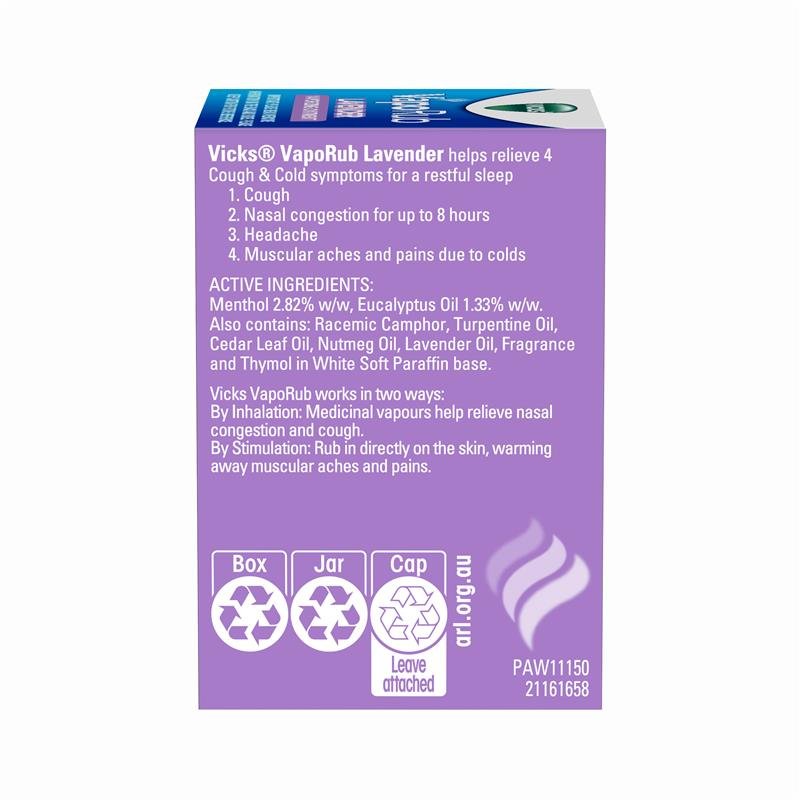 Vicks VapoRub 维克斯 薰衣草通鼻舒缓膏 50g