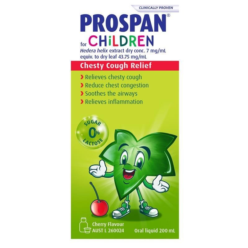 Prospan 儿童止咳糖浆 常春藤叶 200ml