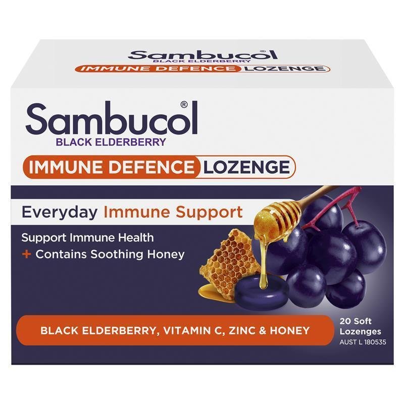 Sambucol 善倍康 免疫防护润喉含片 20片