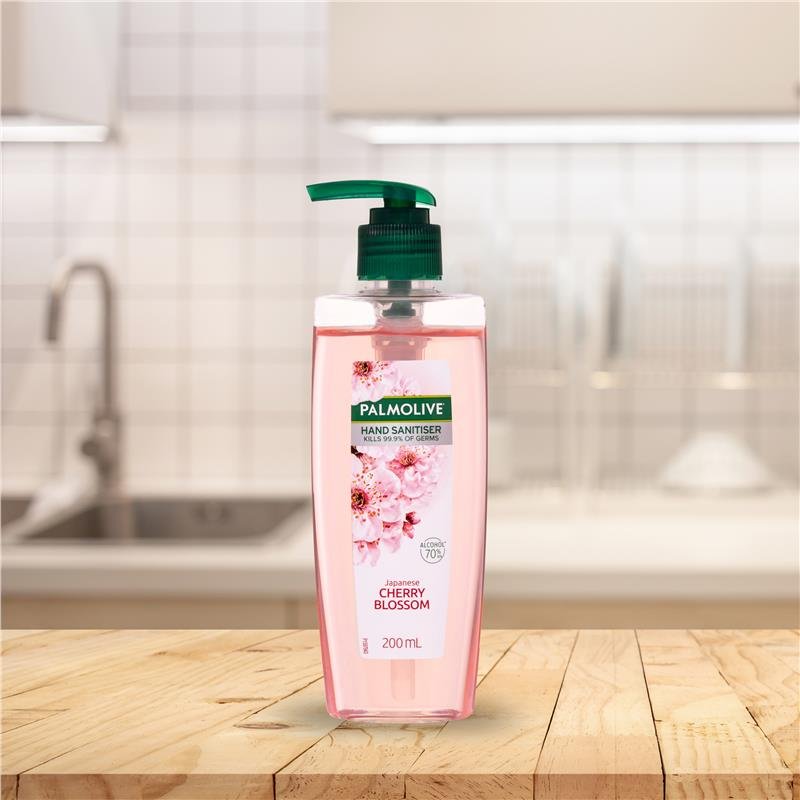 Palmolive 棕榄 免洗洗手液 日本樱花 按压瓶 200ml