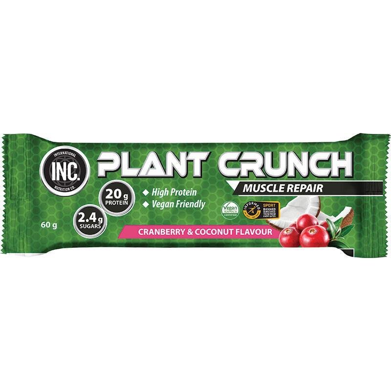 INC. 植物脆蛋白棒 蔓越莓椰子味 60g