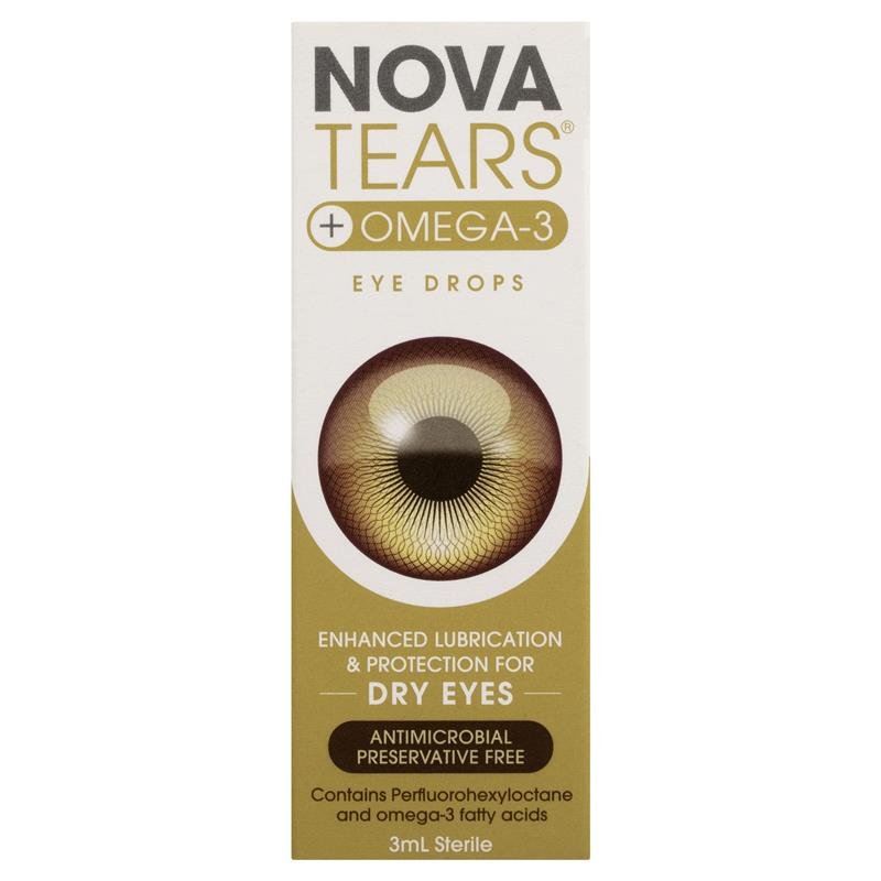 NovaTears + Omega3 无防腐剂 润眼液 3ml