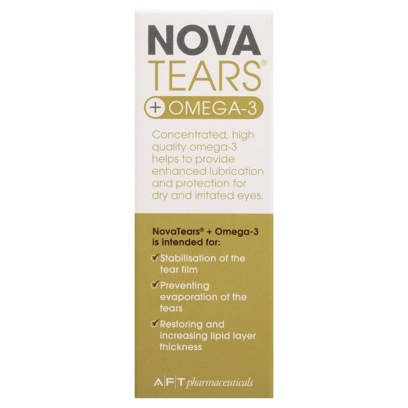NovaTears + Omega3 无防腐剂 润眼液 3ml