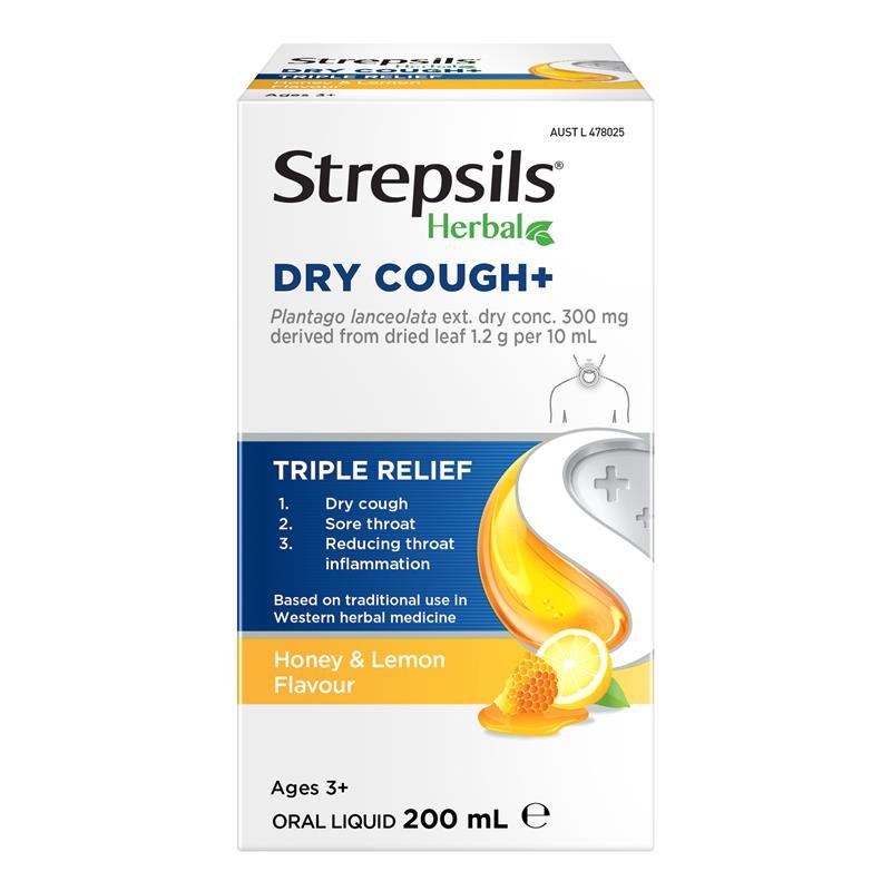 Strepsils 使立消 草本干咳糖浆 200ml