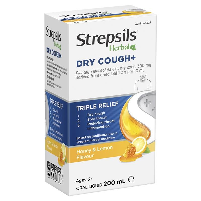 Strepsils 使立消 草本干咳糖浆 200ml