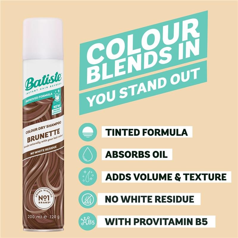 Batiste Brunette Dry Shampoo 350ml