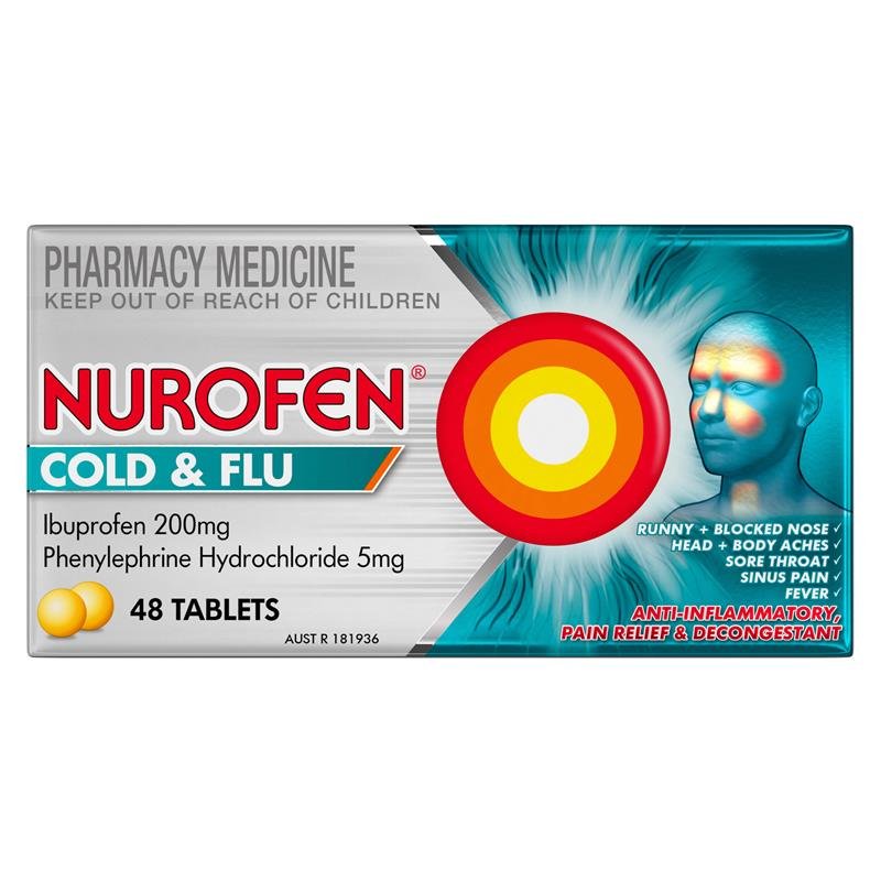 Nurofen Cold and Flu PE 48 Tablet