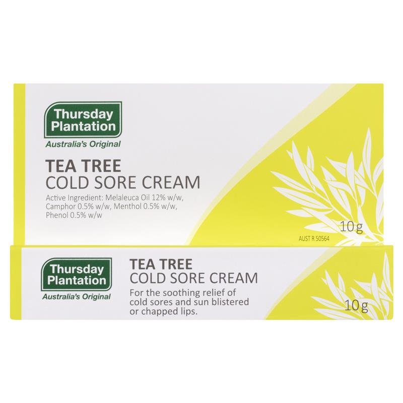 Thursday Plantation Tea Tree Cold Sore Cream 10g