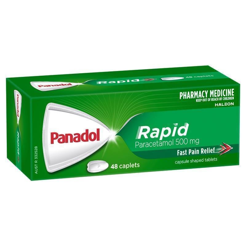 Panadol 必理通 Rapid 对乙酰氨基酚止痛囊片 48片