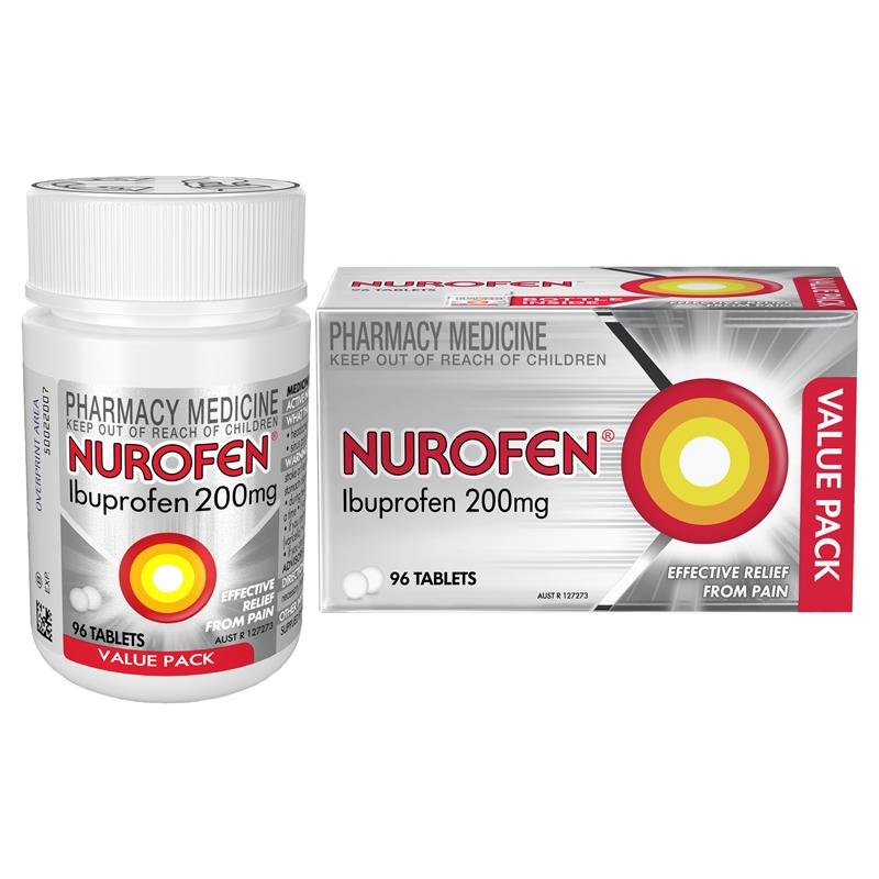 Nurofen 布洛芬止痛片 200mg 96片