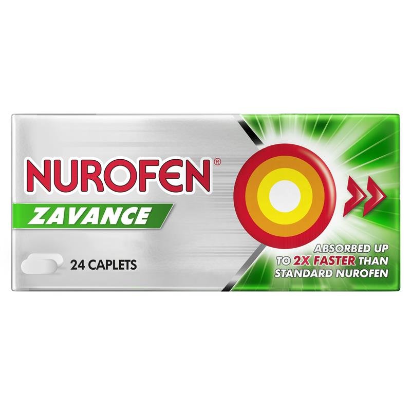 Nurofen Zavance 速效布洛芬256mg止痛片 24片