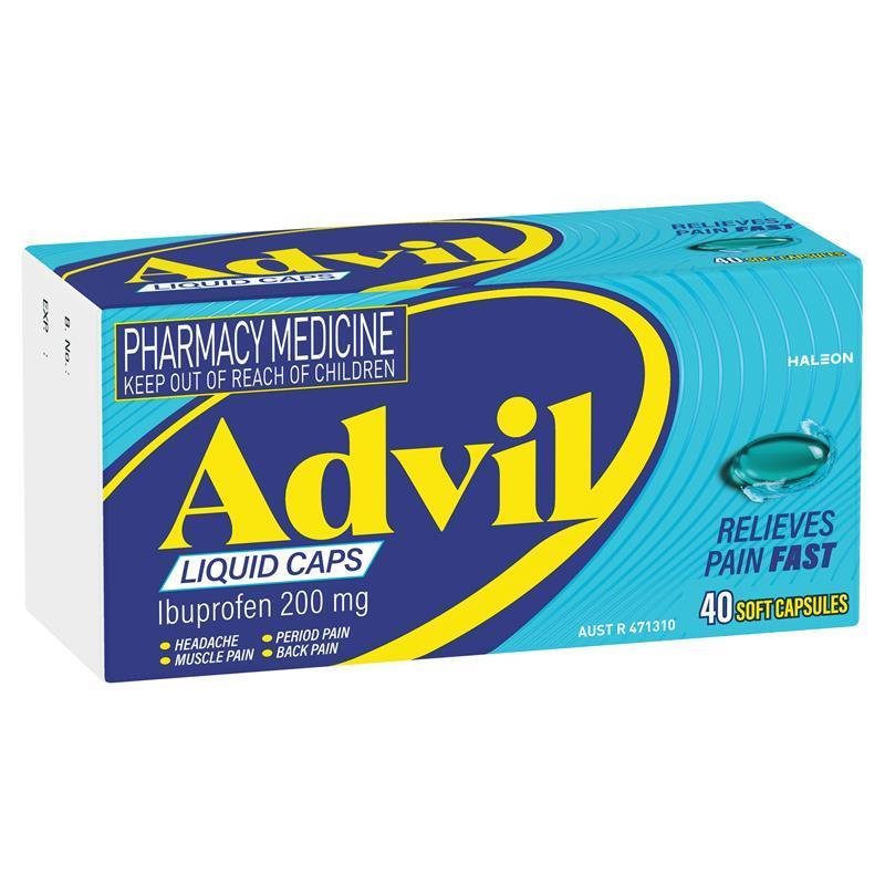 Advil 布洛芬止痛软胶囊 40粒