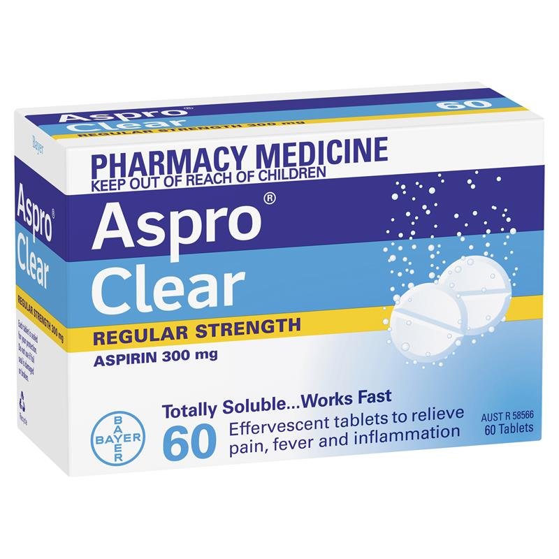 Aspro Clear 阿司匹林可溶片 60片